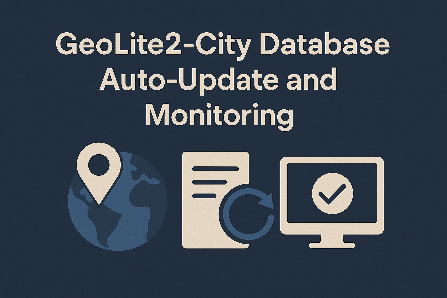geolite2 city database auto update monitoring guide